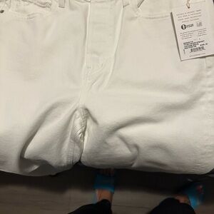 Etica Women's Straight Leg Jeans - White